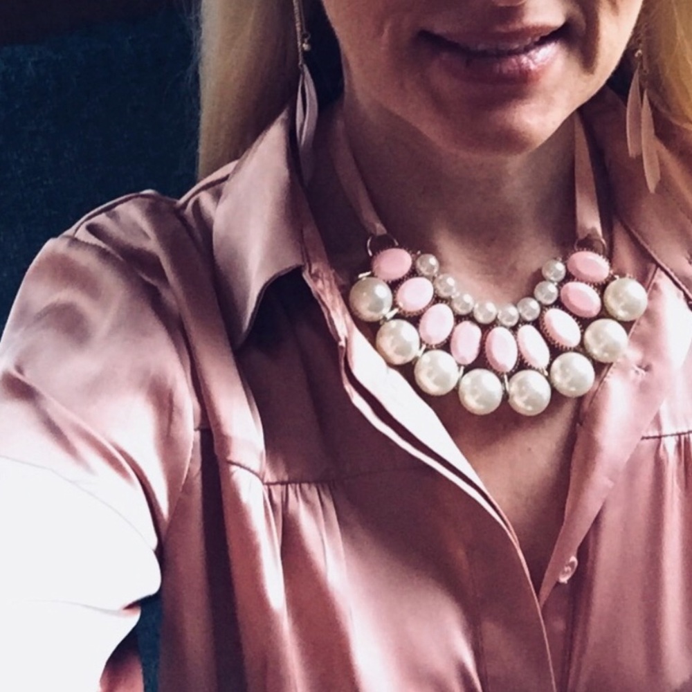 🎀Vintage Faux Pearl necklace - 4 colors - Picture 2 of 7